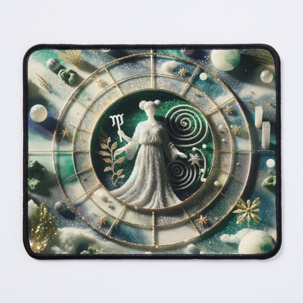Item preview, Virgo Zodiac sign with glitter designed and sold by ZodiBlend.
