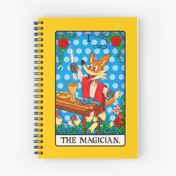 Item preview, Tarot Cards The Magician Major SCute Fox Colourful Cartoon designed and sold by Animals Retro.