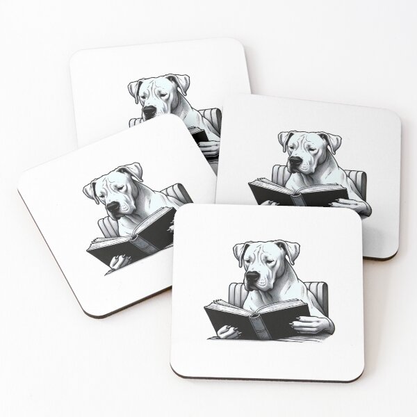 Item preview, Dogo Argentino Reading designed and sold by Truck Stop One.