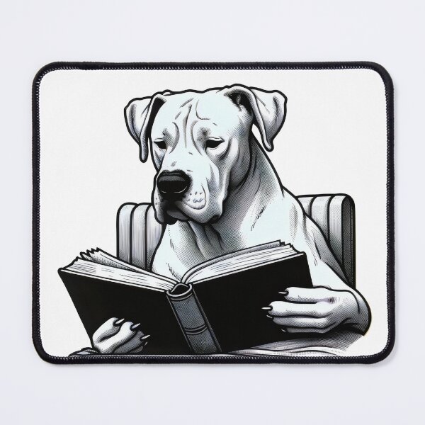Item preview, Dogo Argentino Reading designed and sold by Truck Stop One.