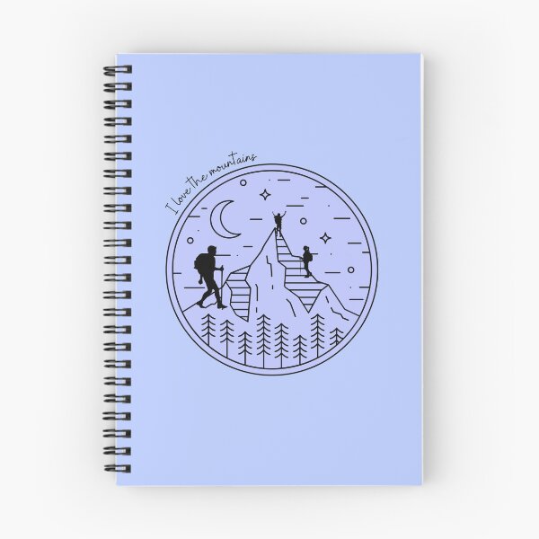Item preview, Senderismo Amo las Montañas Luna y Estrellas designed and sold by IntoClearWater.