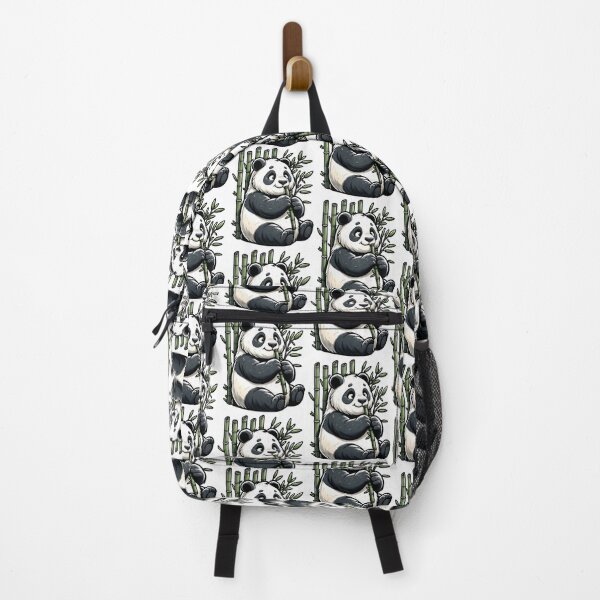 Item preview, Cute Panda Eating Bamboo designed and sold by StickaTime.