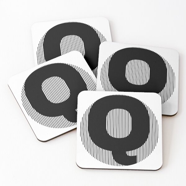 Item preview, LETTER-BLACK-Q designed and sold by LionsTeam.