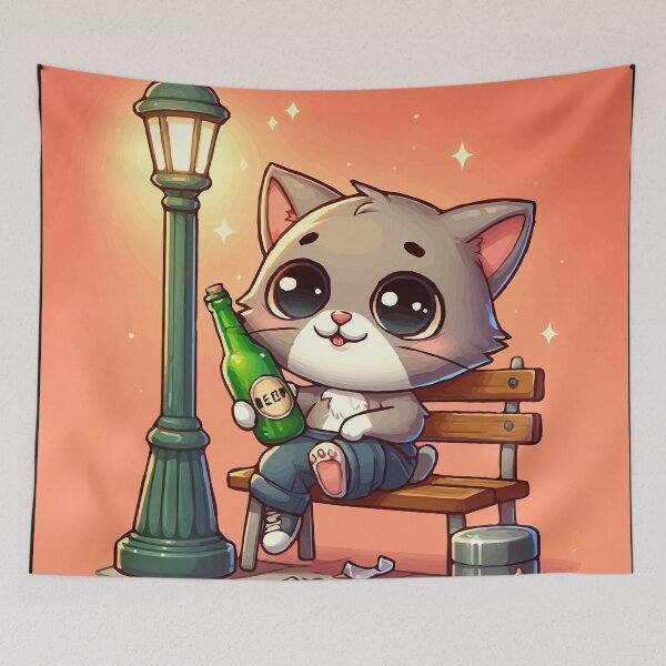 Item preview, The Dreaming Cat designed and sold by Gacram.
