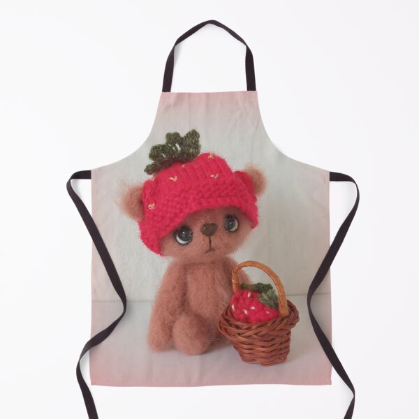 Item preview, Handmade bear from Teddy Bear Orphans, Strawberry Drizzle designed and sold by Teddy Bear Orphans .