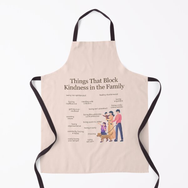 Item preview, Things that Block Kindness in the Family designed and sold by TFHStore.