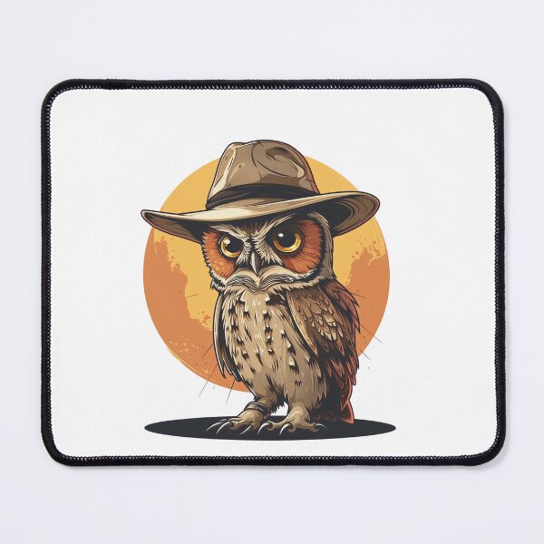 Item preview, Owl wearing a hat designed and sold by Revived Design.