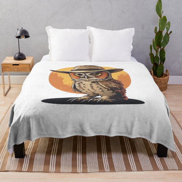 Item preview, Owl wearing a hat designed and sold by Revived Design.