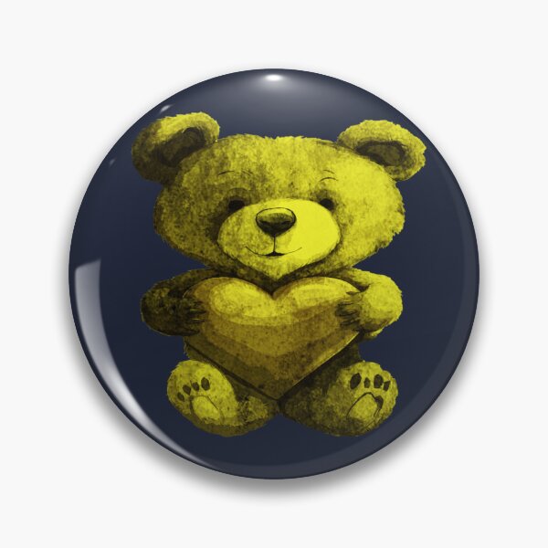 Item preview, Cute Bear Holding Heart designed and sold by kinpirks.