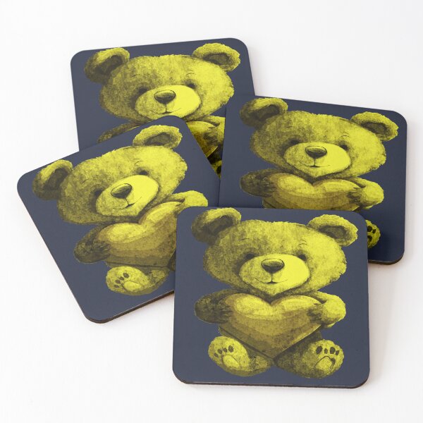 Item preview, Cute Bear Holding Heart designed and sold by kinpirks.