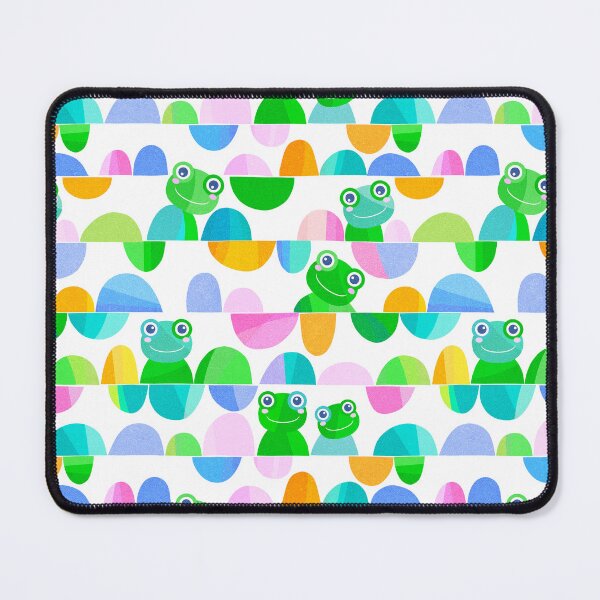 Item preview, Fun abstract geometric frogs with pebbles 1. Spring green  designed and sold by Dominiquevari.