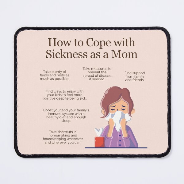 Item preview, How to Cope with Sickness as a Mom designed and sold by TheFocusedShop.