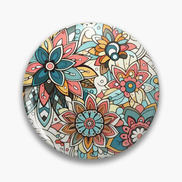 Item preview, Bohemian Art Nouveau Flloral Pattern designed and sold by HippieFarms11.