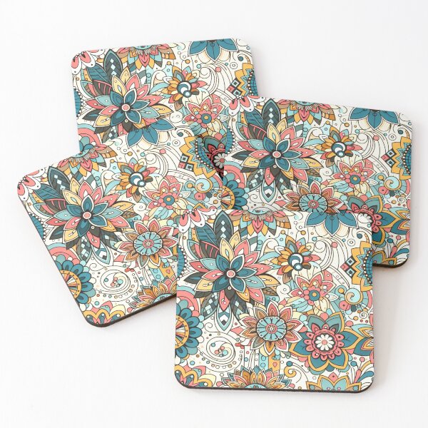 Item preview, Bohemian Art Nouveau Flloral Pattern designed and sold by HippieFarms11.