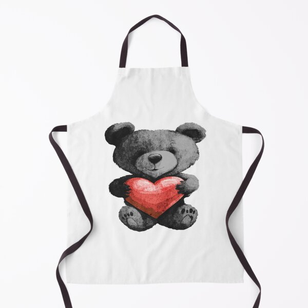 Item preview, Cute Bear Holding Heart designed and sold by kinpirks.