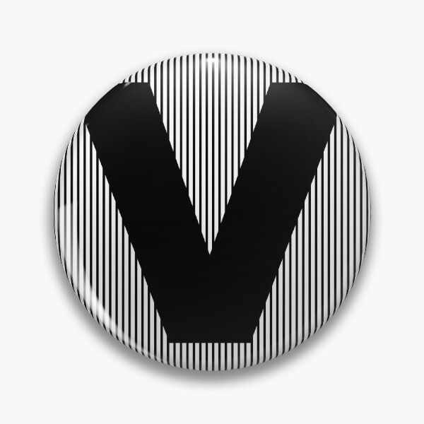 Item preview, LETTER-BLACK-V designed and sold by LionsTeam.