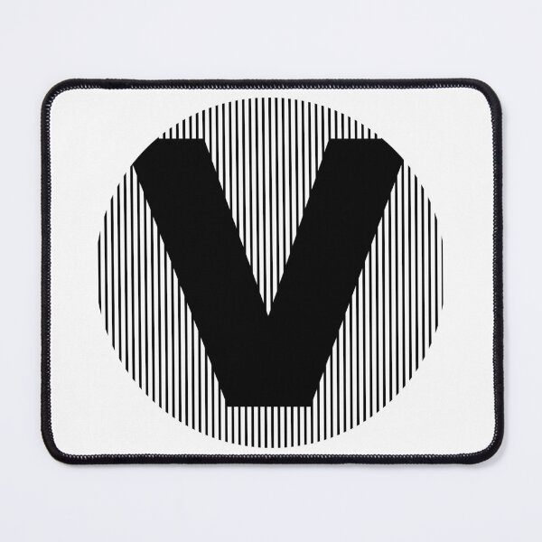 Item preview, LETTER-BLACK-V designed and sold by LionsTeam.