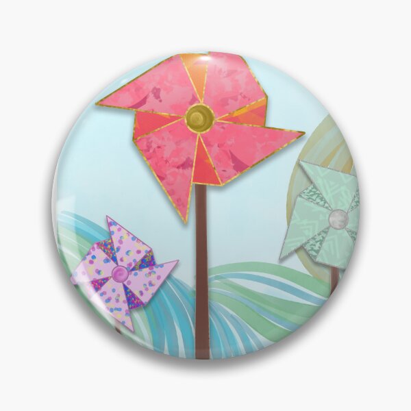 Item preview, Whimsical Whirlwind Pinwheels designed and sold by AdriaCaps Art & Design.