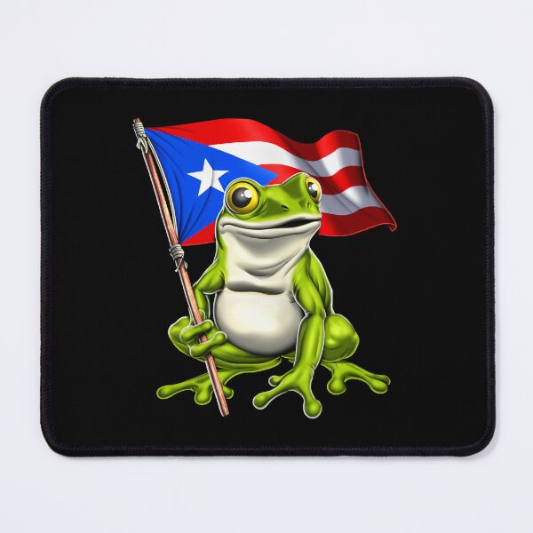 Item preview, Coqui Frog Puerto Rico Flag designed and sold by underheaven.