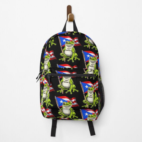 Item preview, Coqui Frog Puerto Rico Flag designed and sold by underheaven.