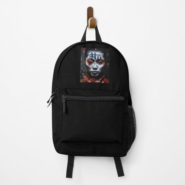Item preview, Ink Essence - Japanese Aesthetic Surreal Kanji Symbol Painted Face Art 61 designed and sold by MadeByRobots.