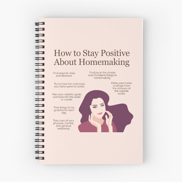 Item preview, How to Stay Positive about Homemaking designed and sold by TheFocusedShop.