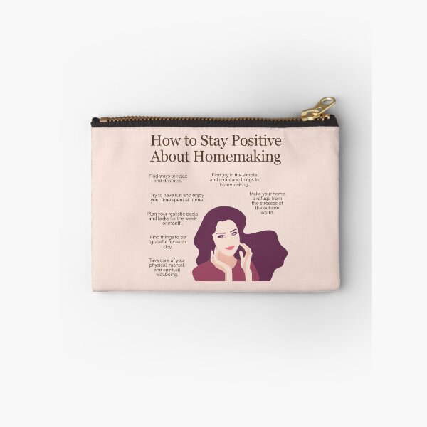 Item preview, How to Stay Positive about Homemaking designed and sold by TheFocusedShop.