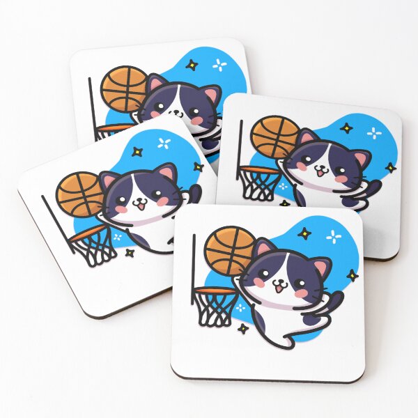 Item preview, #7 basketball cat designed and sold by Kiskadee-Draw.