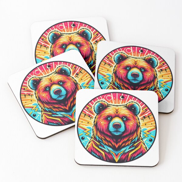 Item preview, Funny animal bear emblem designed and sold by Expressions-Sel.