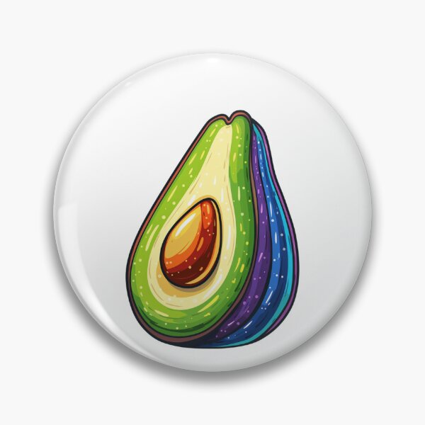 Item preview, rainbow avocado designed and sold by Revived Design.