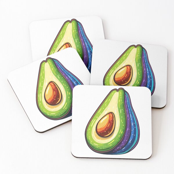 Item preview, rainbow avocado designed and sold by Revived Design.