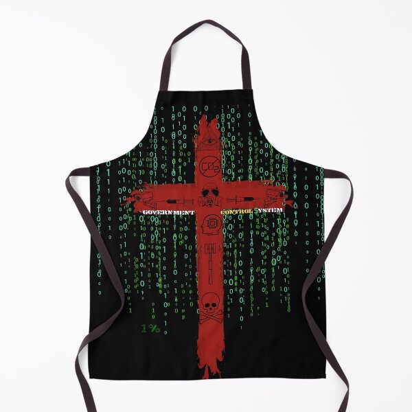 Item preview, Conspiracy Anti-Establishment Cross Matrix Graphic Print designed and sold by Iiswaz.