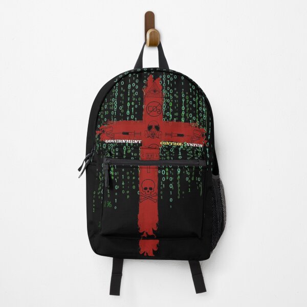 Item preview, Conspiracy Anti-Establishment Cross Matrix Graphic Print designed and sold by Iiswaz.