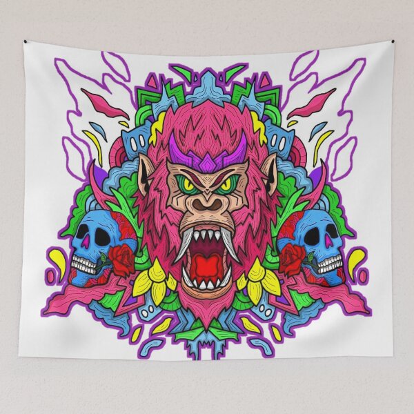 Item preview, Angry gorilla designed and sold by Aiyinyangart.