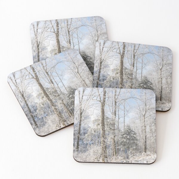 Item preview, Hoarfrost on trees designed and sold by StohlerPhotos.