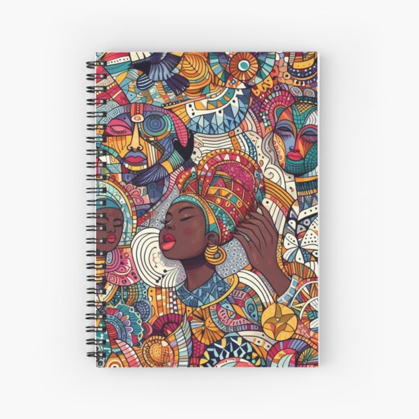 Item preview, African Abstract Patterns. Black Women in Ethnic Cloth designed and sold by MargaretFasDes.