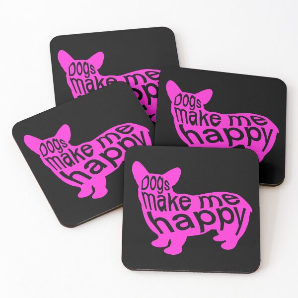 Item preview, Dogs Make Me Happy designed and sold by DrawsCutePaws.