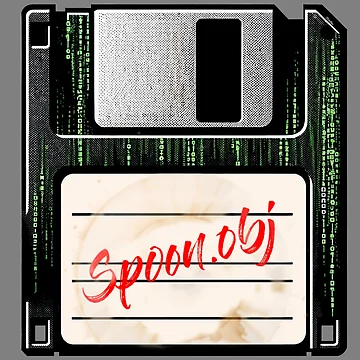 Artwork thumbnail, Spoon Save File Code Floppy Disk by StickaTime