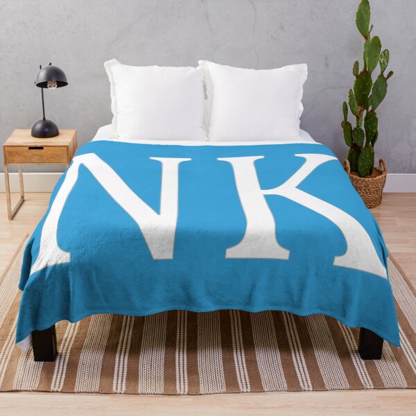 Item preview, NK Initials Monogram Elegant White Letters designed and sold by Jeallan Designs.