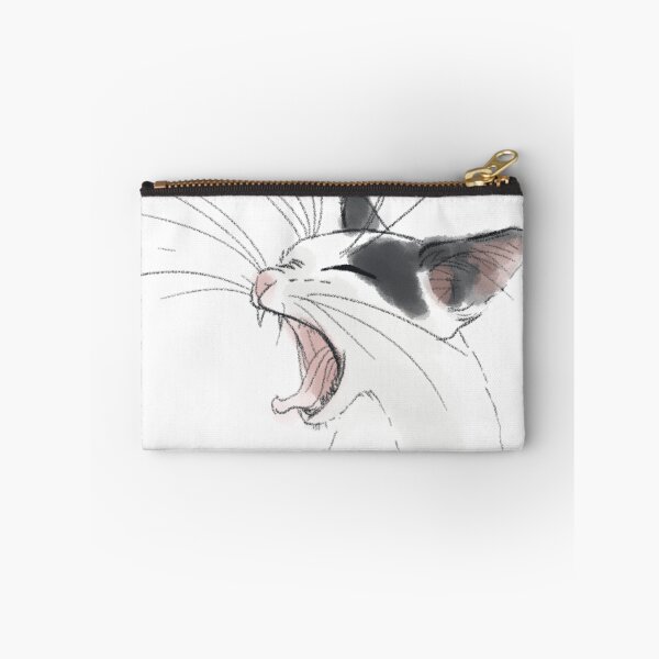 Item preview, Curious cat yawns designed and sold by RinRiver.