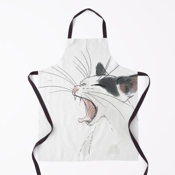 Item preview, Curious cat yawns designed and sold by RinRiver.