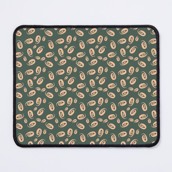 Item preview, Peach Fuzz swirls on green designed and sold by Erinelyse827.