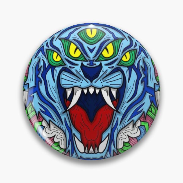Item preview, Blue lion designed and sold by Aiyinyangart.