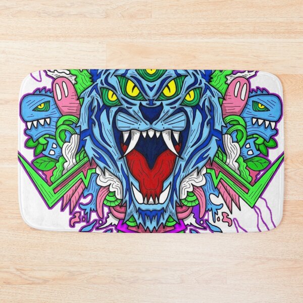 Item preview, Blue lion designed and sold by Aiyinyangart.