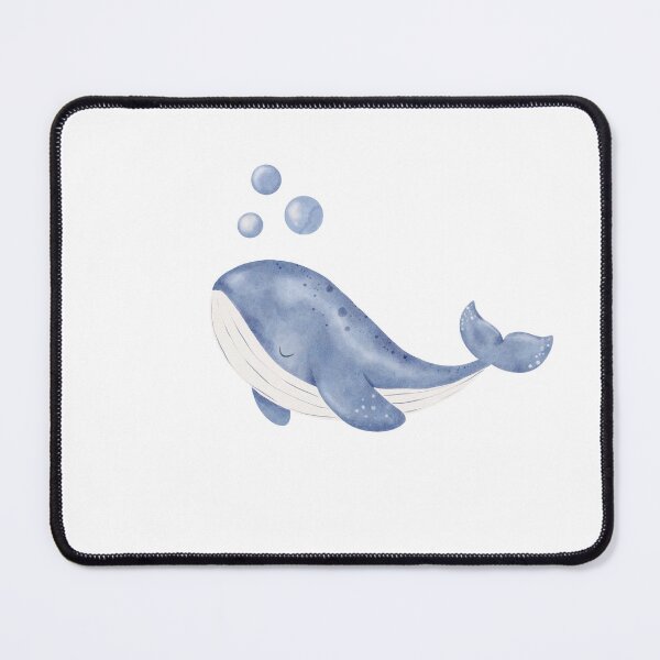 Item preview, Cute Watercolor Whale with Bubbles  designed and sold by KattyTim.