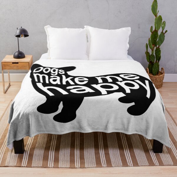 Item preview, Dogs Make Me Happy designed and sold by DrawsCutePaws.