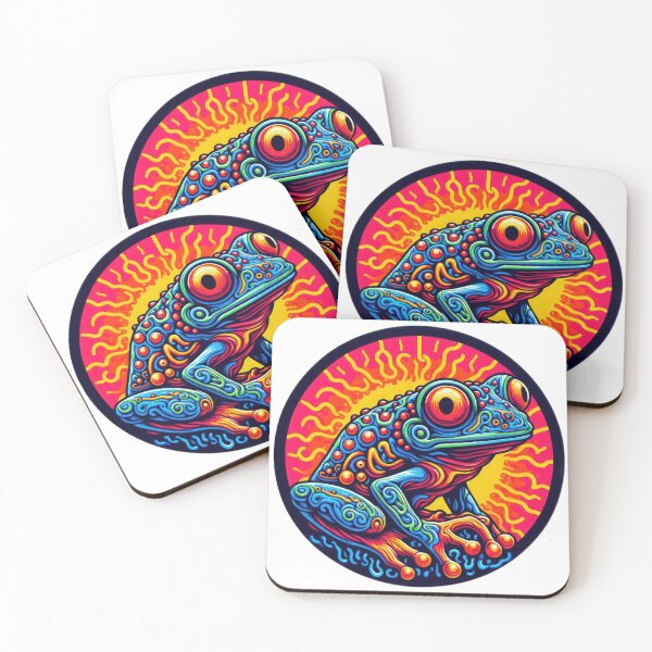 Item preview, frog Funny animal emblem designed and sold by Expressions-Sel.