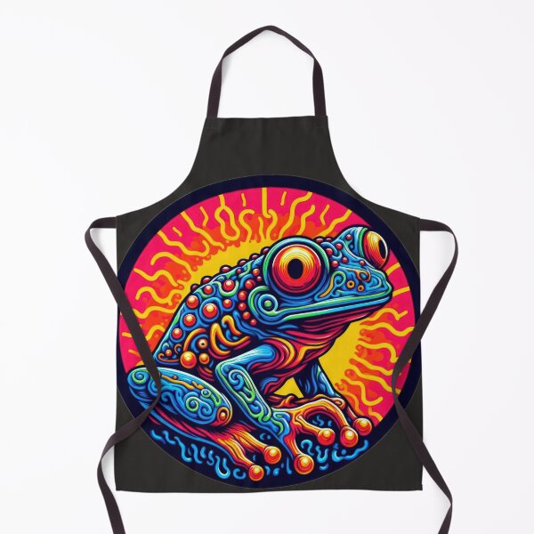 Item preview, frog Funny animal emblem designed and sold by Expressions-Sel.