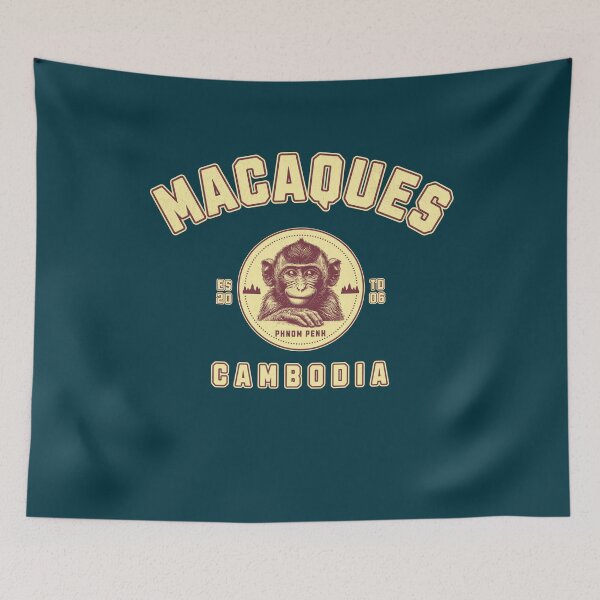 Item preview, The mighty macaques from Phnom Penh, Cambodia designed and sold by Mafiadonar.