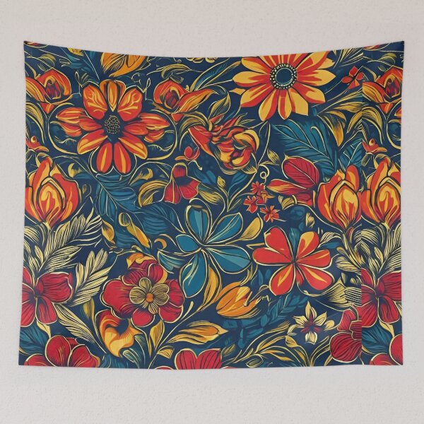 Item preview, Boutique Style Elegant Artistic Flower Print Design Art designed and sold by sportsimpact.